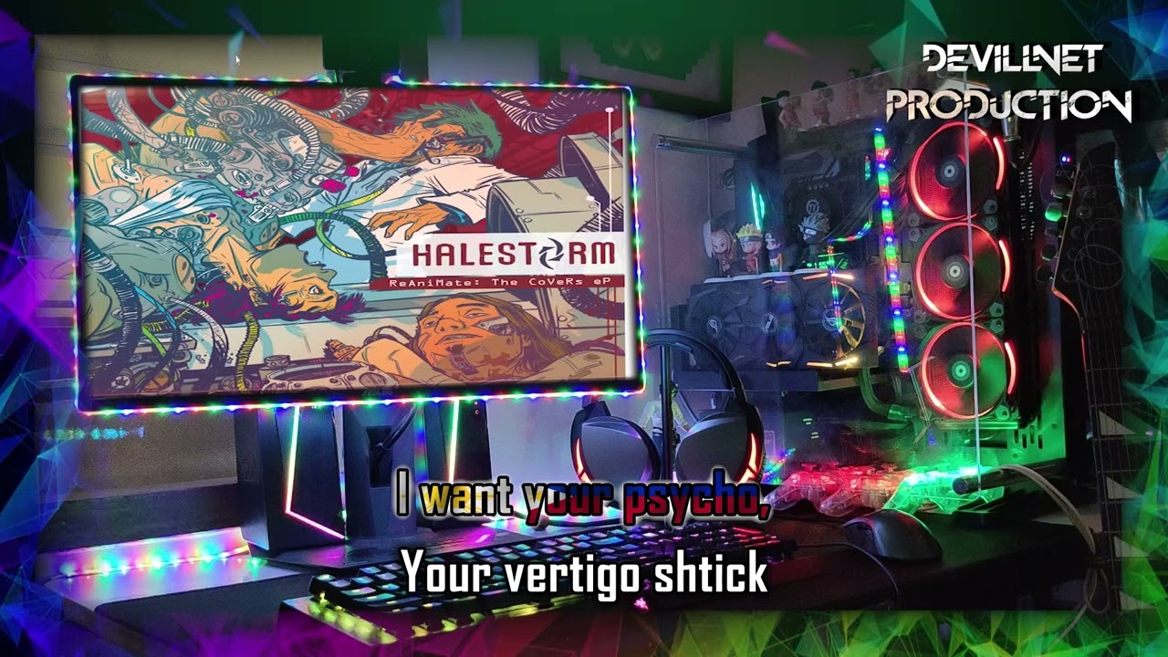 Bad Romance - Lady Gaga (Rock Version) - Halestorm (Karaoke + Instrumental)