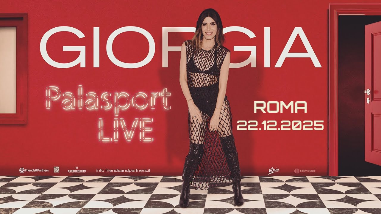 Giorgia "Palasport Live 2025" (Full Show) Roma "Palazzo dello Sport" 22.12.2025