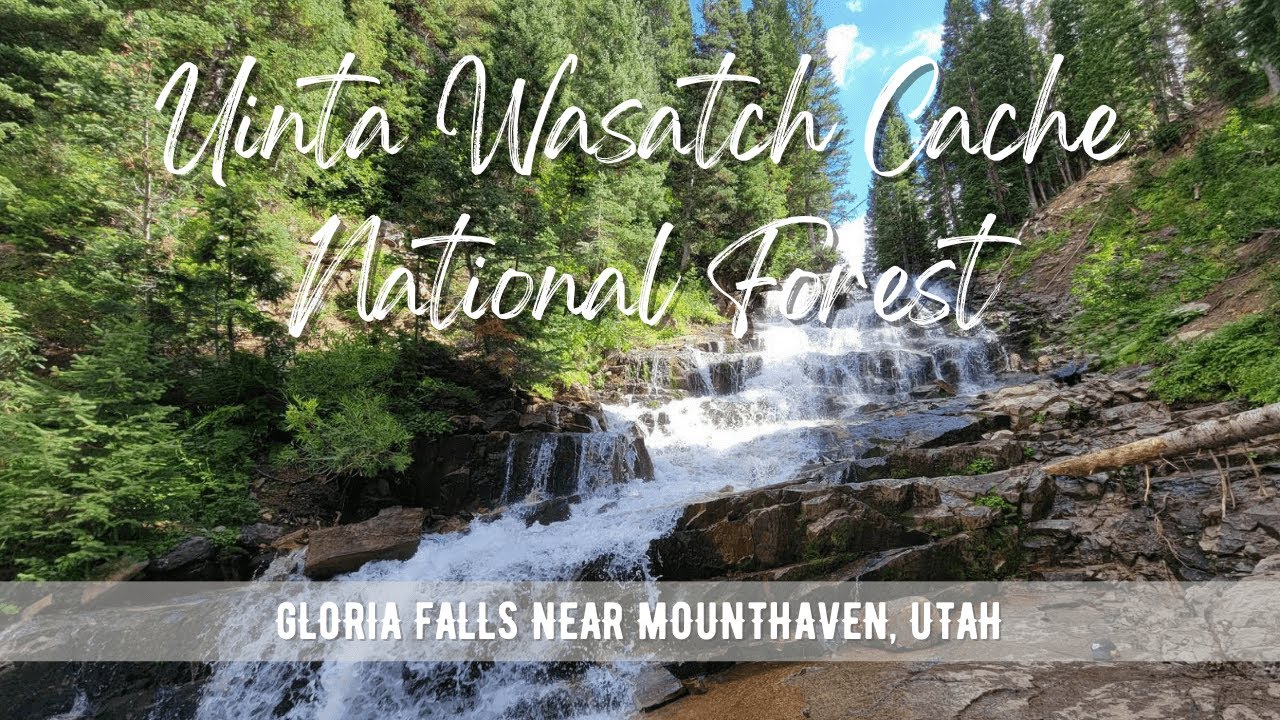 Hiking UTAH : Gloria Falls | Uinta Wasatch Cache National Forest (Waterfall Hike) | 4K