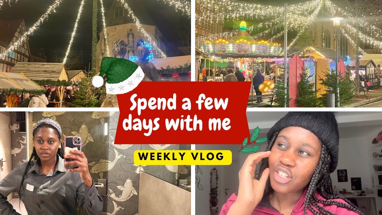 SPEND A FEW DAYS IN MY LIFE | WEEKLY VLOG | WORK 💰| CHURCH ⛪️ | EUROPEAN CHRISTMAS MARKETS