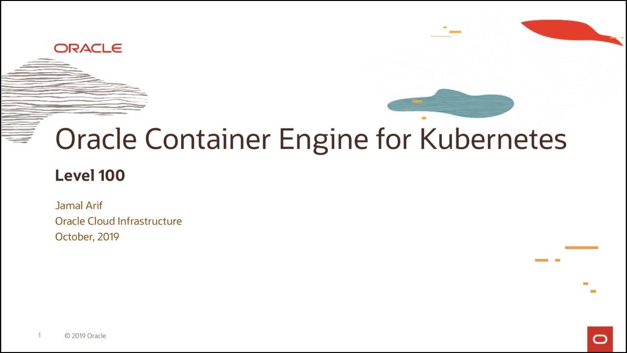 Oracle Kubernetes Engine OKE — Уровень 100 — Часть 1 — Обзор OKE