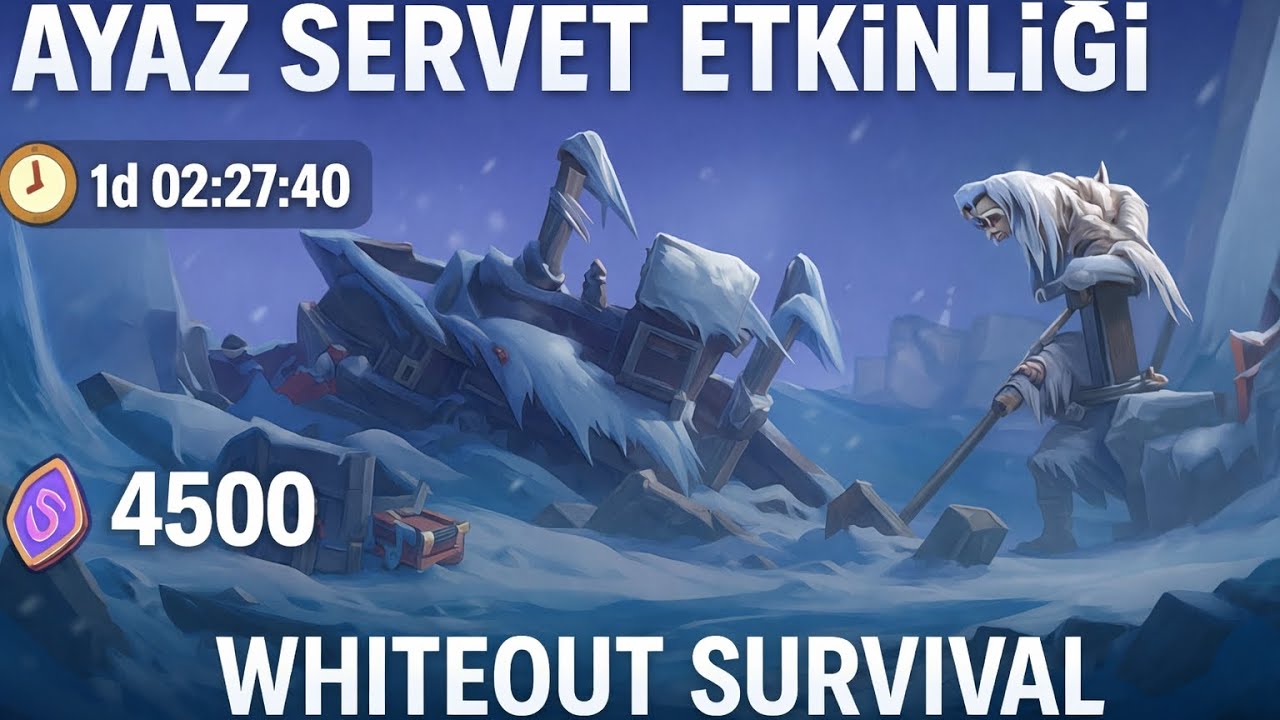 4500 Enigma Elması Harcadık - Ayaz Servet Etkinliği - Whiteout Survival 
