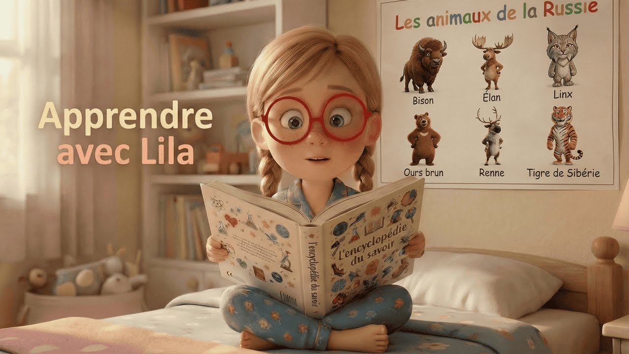Apprendre les animaux de la Russie avec Lila🦁🐘 | Vidéos et Chansons éducatives pour enfants 3–5 ans