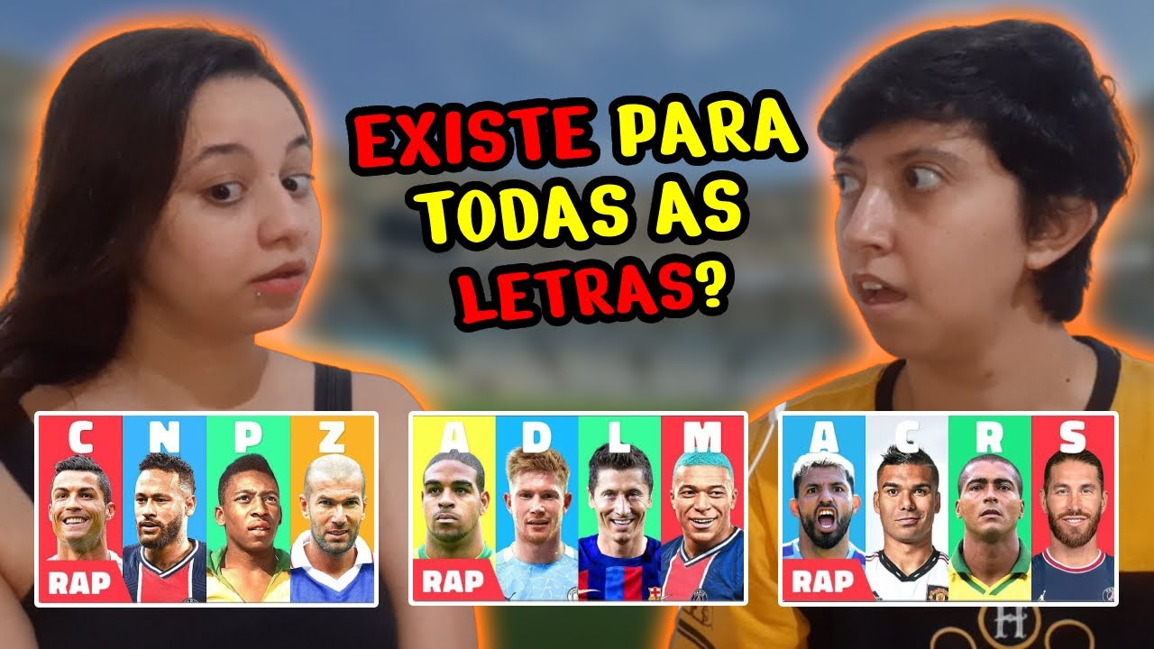 REACT CRAQUES DE A A Z - RIMANDO UM JOGADOR POR LETRA PART. 1, 2 E 3 | FUTRAP
