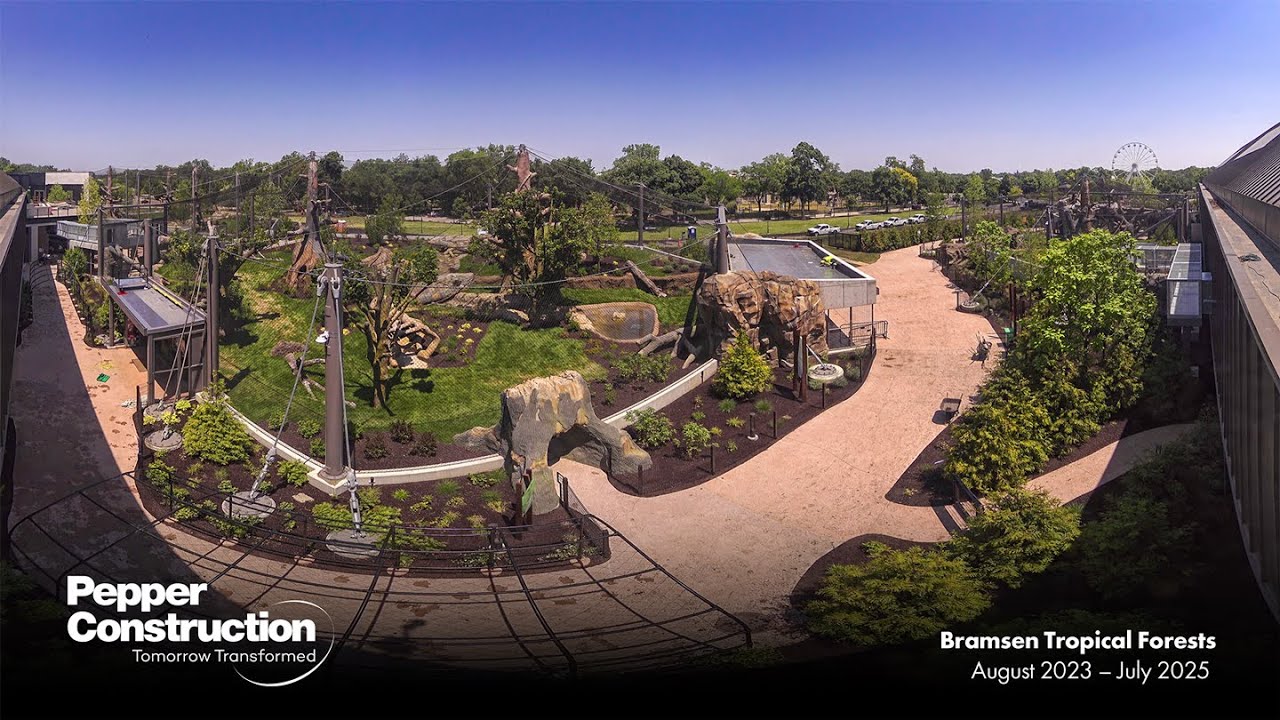 Official 4K Time-lapse: Brookfield Zoo Chicago’s Bramsen Tropical Forests