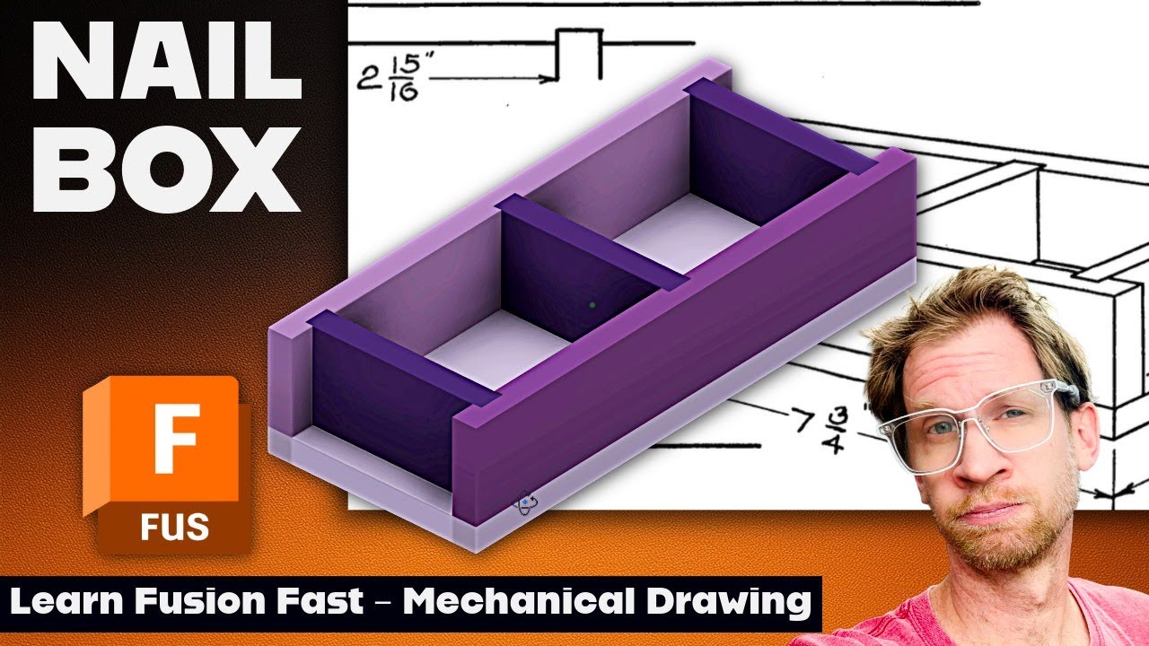 Autodesk Fusion Nail Box Tutorial: Parametric Modeling With User Parameters, Mirror, and Patterns