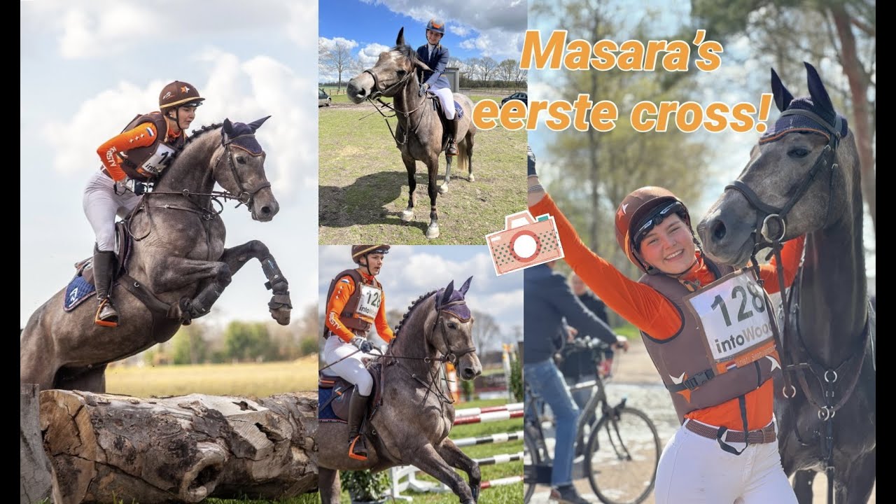 Masara's EERSTE eventingwedstrijd! JONGE PAARDEN OPLEIDEN ✰vlog 231✰ | Kristy Snepvangers |