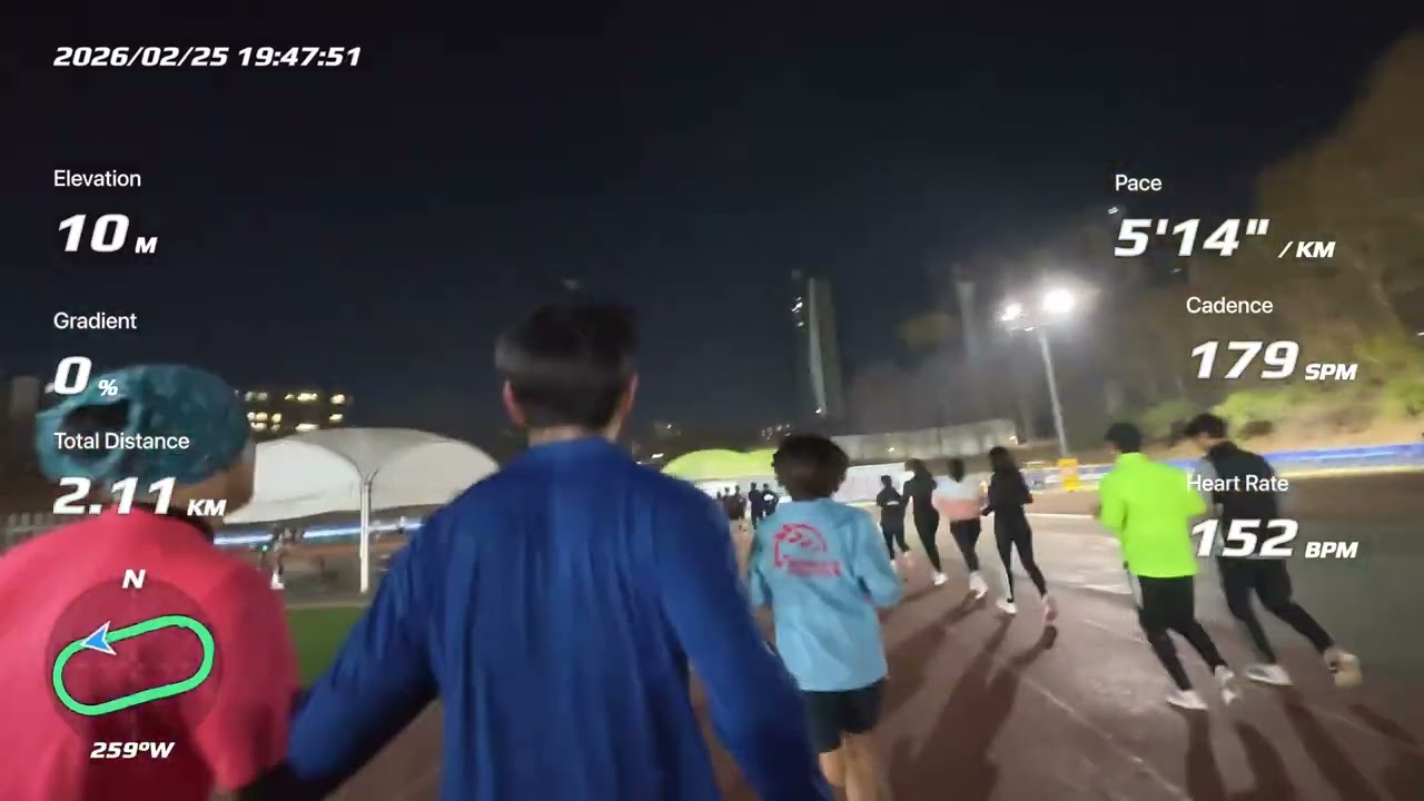 2026.02.25 수요일 서울 Wednesday Seoul, 12.06km, 5:12/km, 62min
