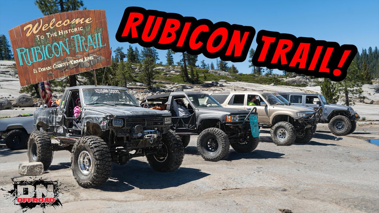 Rubicon Trail Rock Crawling Adventure 2025! Running Loon Lake to Buck Island!