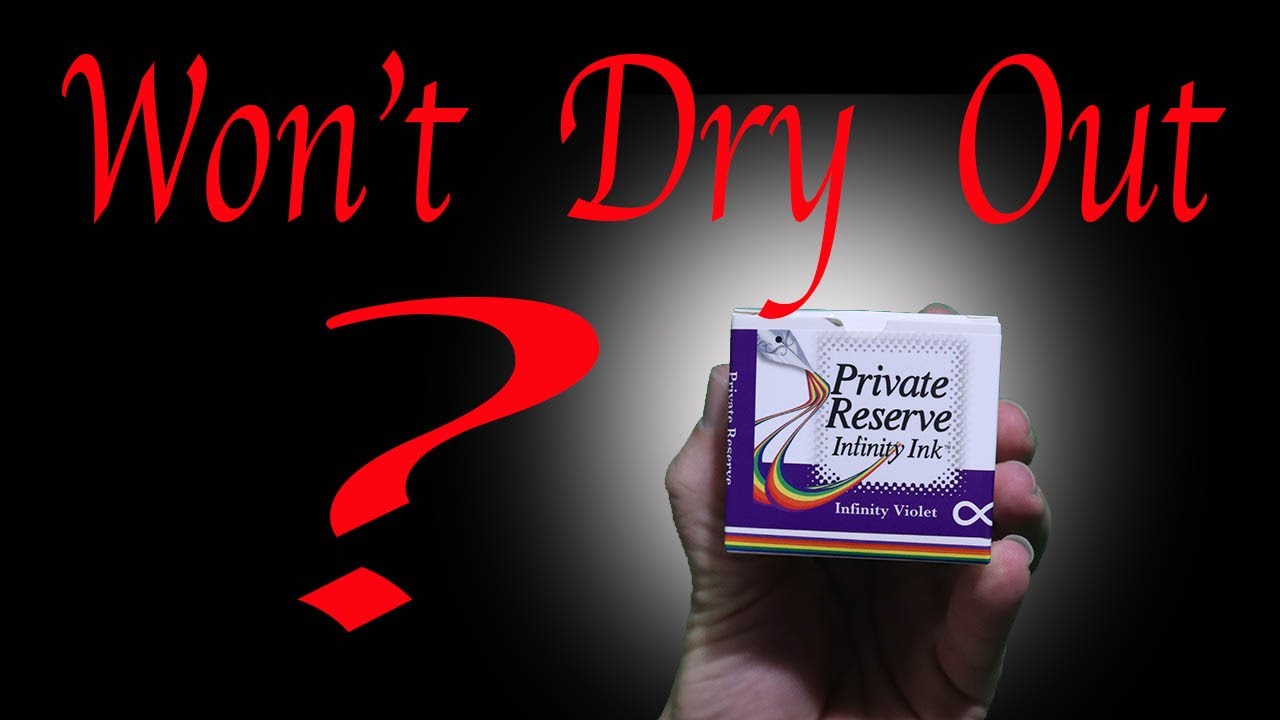 Does Private Reserve Infinity Ink Work Fountain Pen Ink #fountainpenink #fountainpens