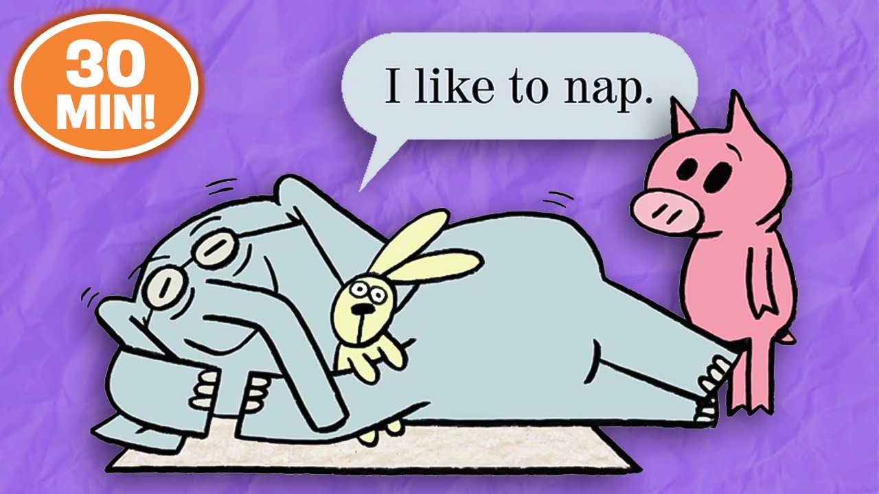 I Will Take a Nap With Elephant and Piggie 🛏️ + More Mo Willems Workshop Read Alongs for Kids
