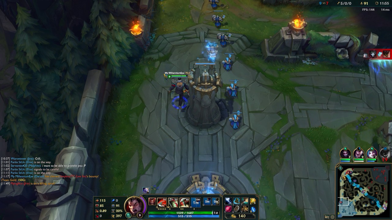Darius vs Zyra top