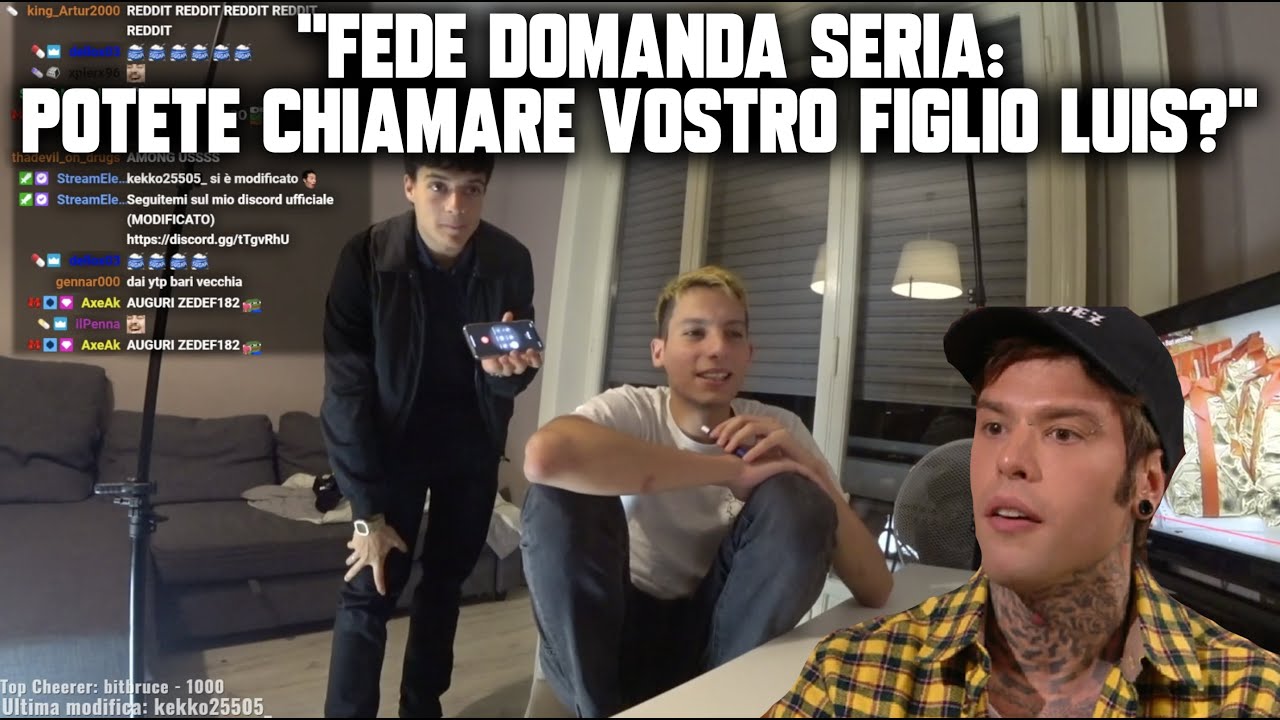 Luis chiama Fedez per il nome del prossimo figlio ma..