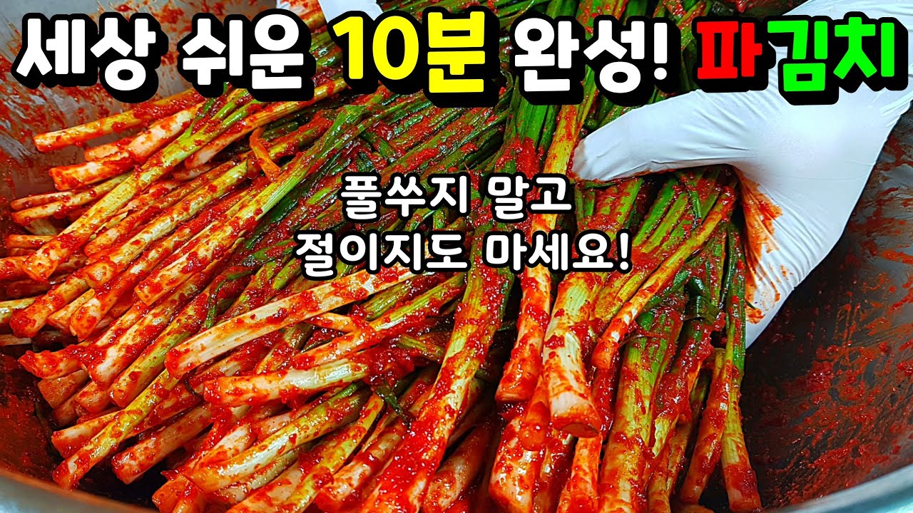 [파김치] 이 방법을 몰랐던 우리 엄마! ✔그동안 고생한걸 억울해 하십니다