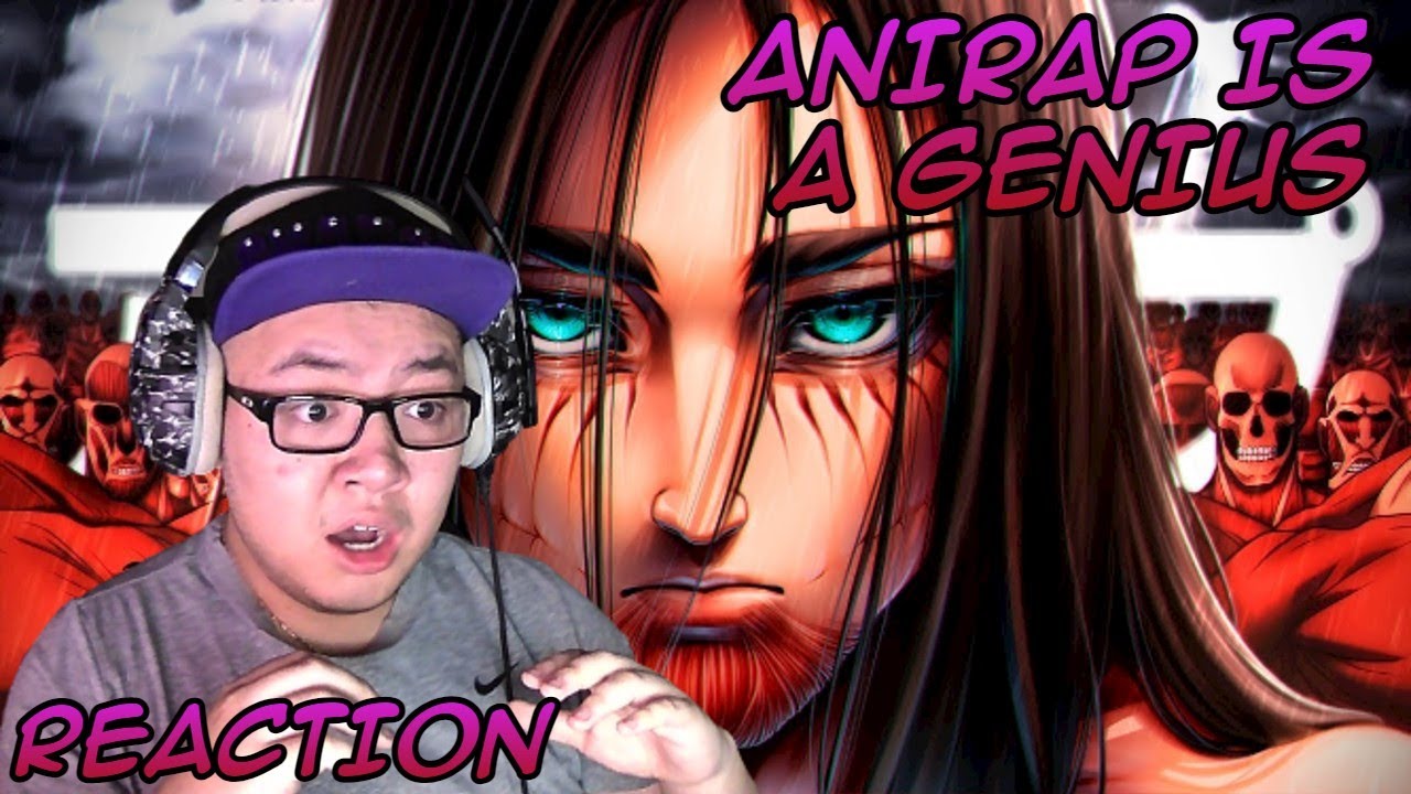 The BEST Villain Rap | ♪ Eren Yeager | O Sacrif&iacute;cio Do Vil&atilde;o | AniRap | REACTION