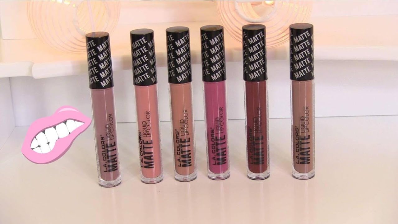 NUEVOS L.A. Colors MATTE LIQUID LIP COLOR / Swatches y Reseña