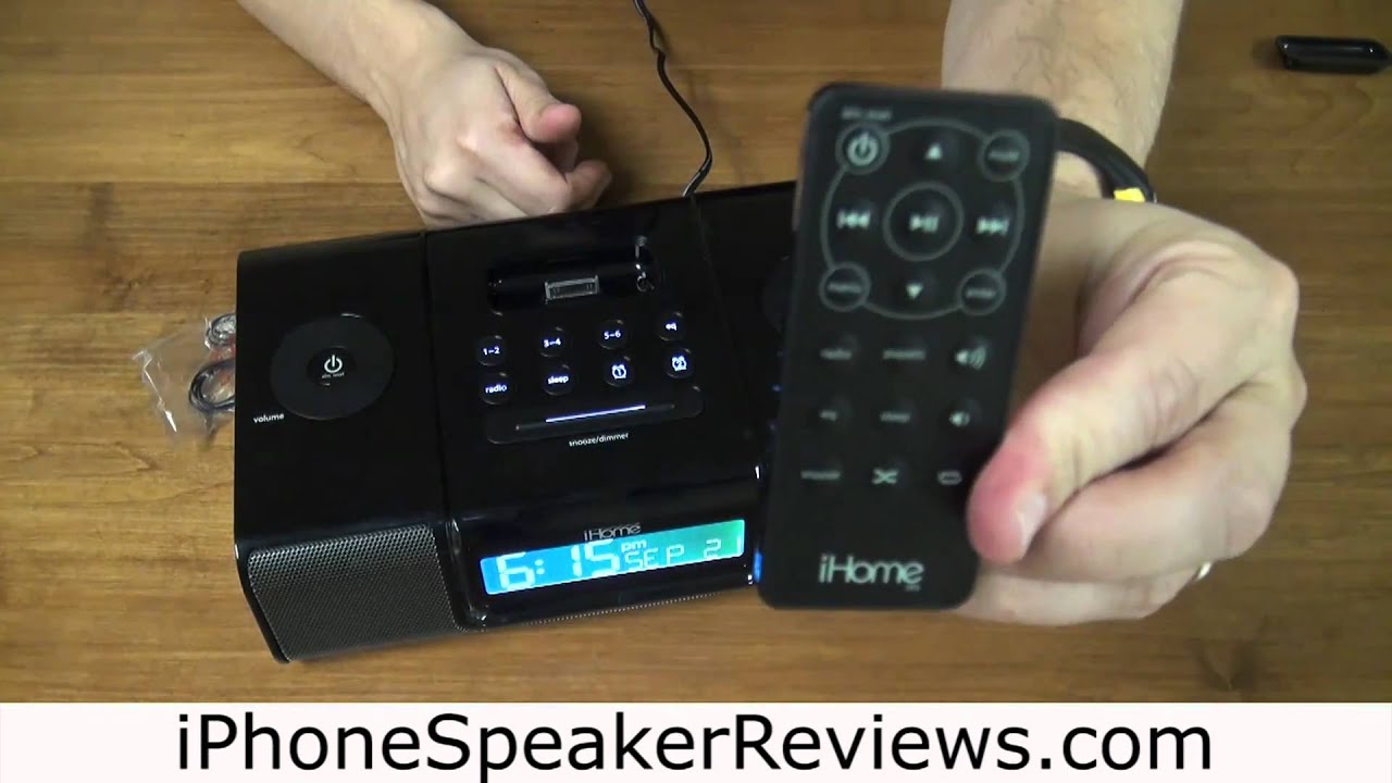 iHome IP9 iPhone Alarm Clock Review