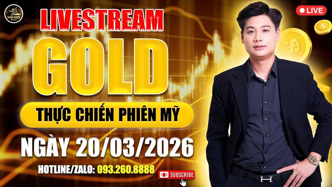 LIVESTREAM TRADING XAUUSD/FOREX (20/03/2026)- Thực chiến lướt sóng Vàng phiên Mỹ. #giavanghomnay