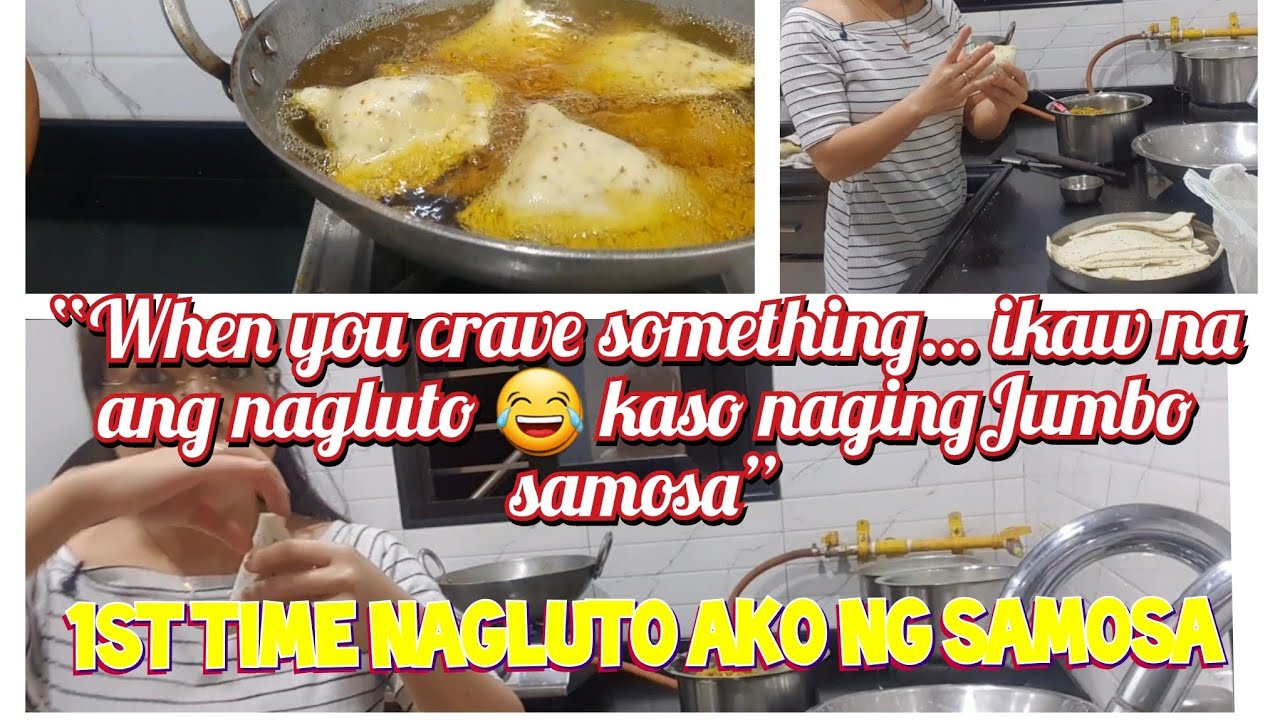 Jumbo samosa made in India gawang Pinay😍