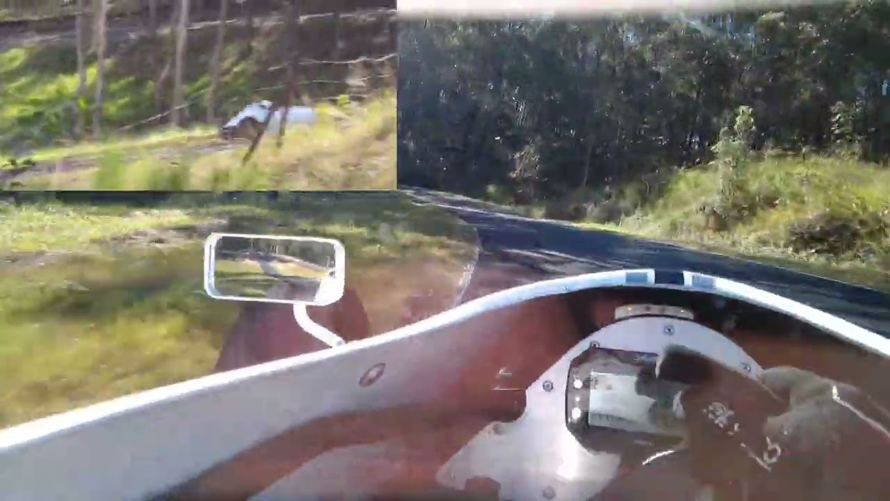 First Person View (Sunglass cam!) Mt Cotton Hillclimb. Formula Vee.