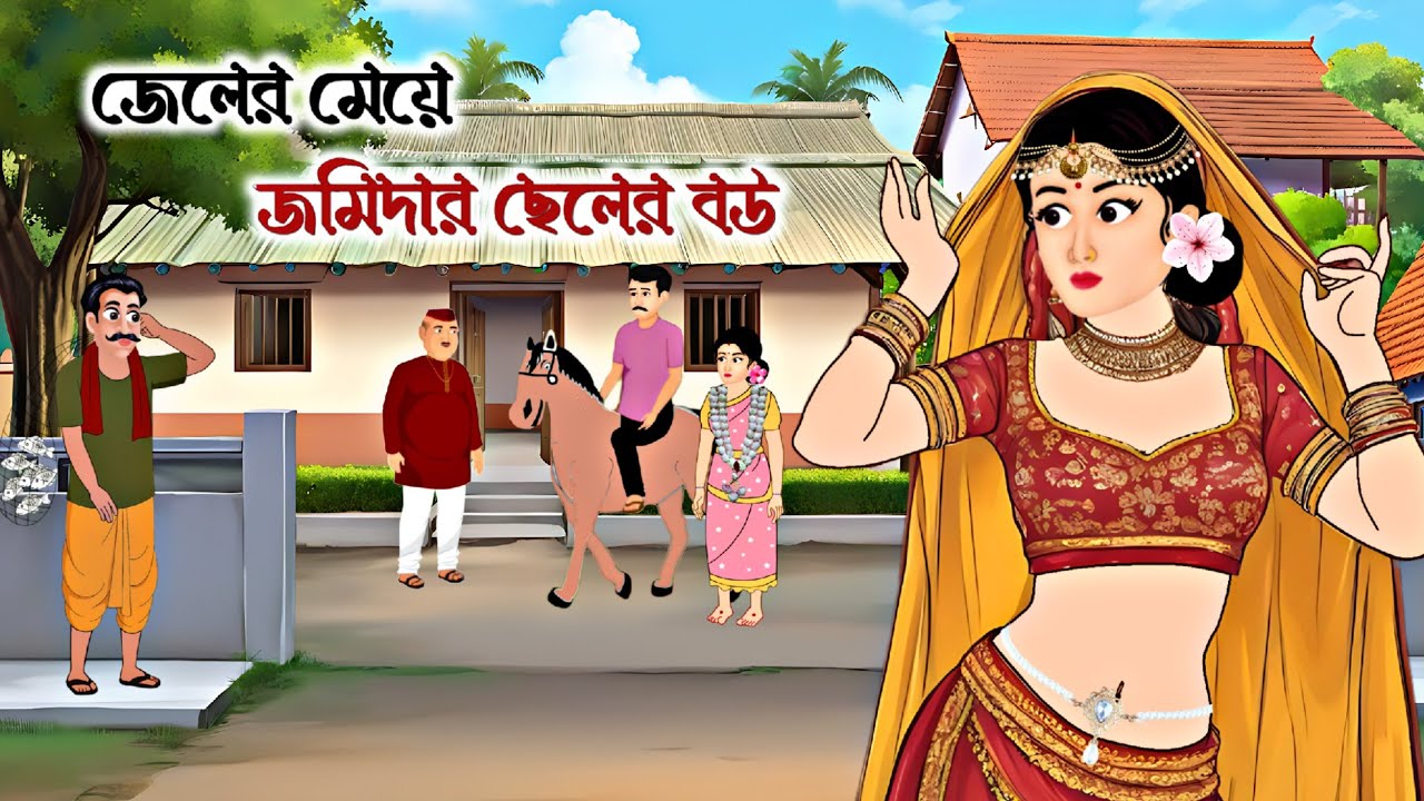 জেলের মেয়ে জমিদার ছেলের বউ | Bangla Moral Stories | বাংলা কার্টুন