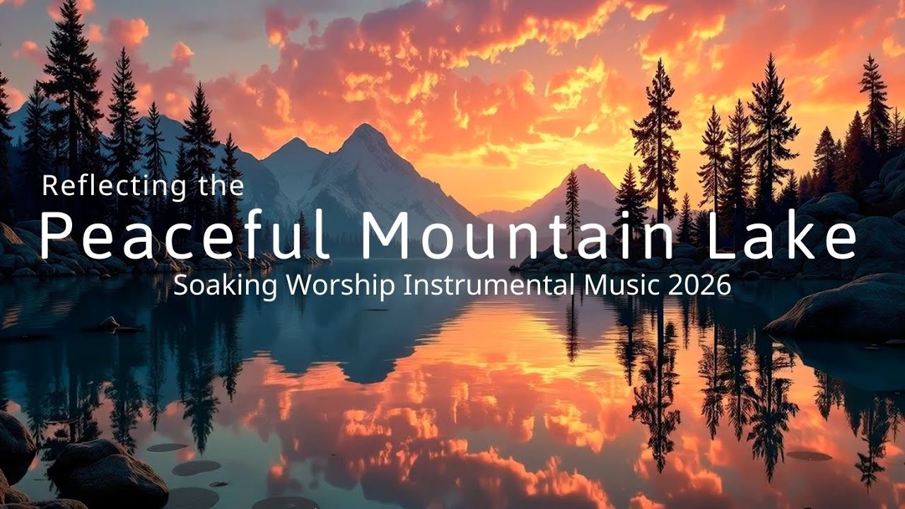 Soaking Worship Instrumental Music - Спокойные Отражения Горного Озера и Целебные Звуки
