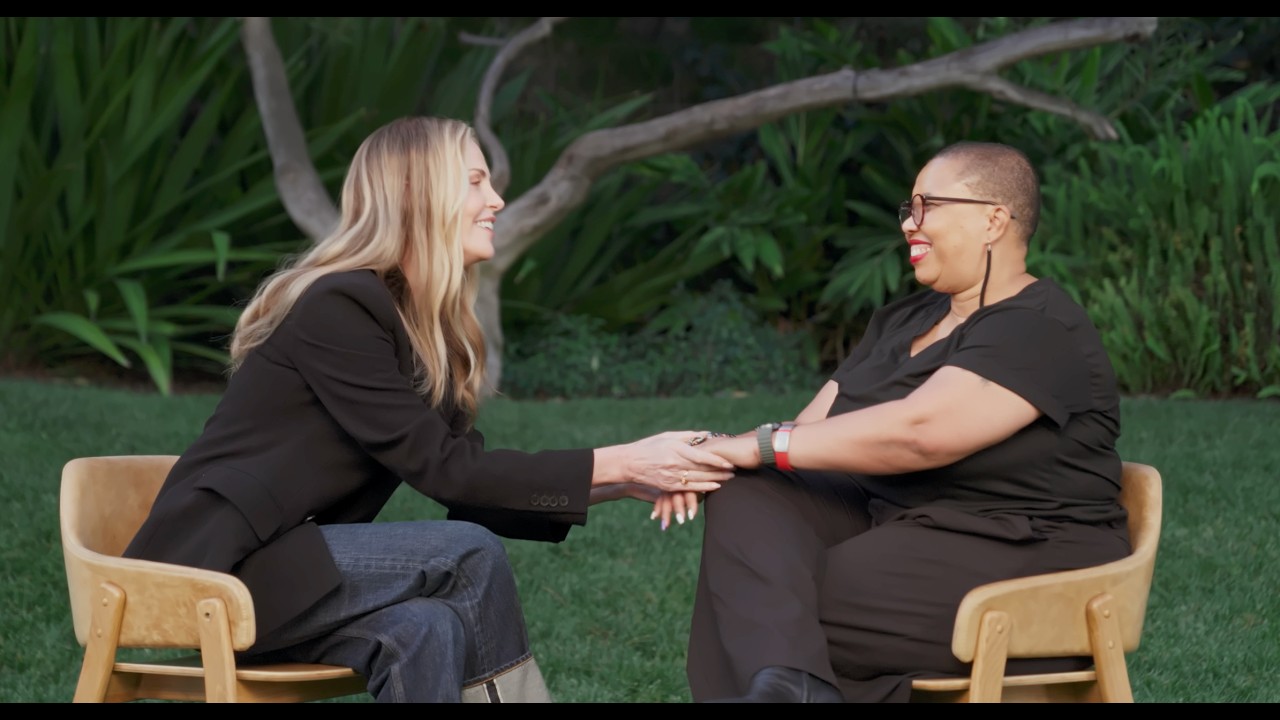Charlize Theron & Lucinda Evans of Philisa Abafazi Bethu for #WomensDay