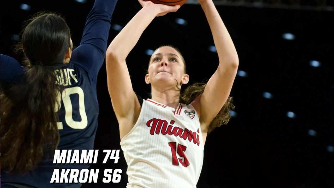 MAC WBB: Miami Highlights vs. Akron | 2.28.26