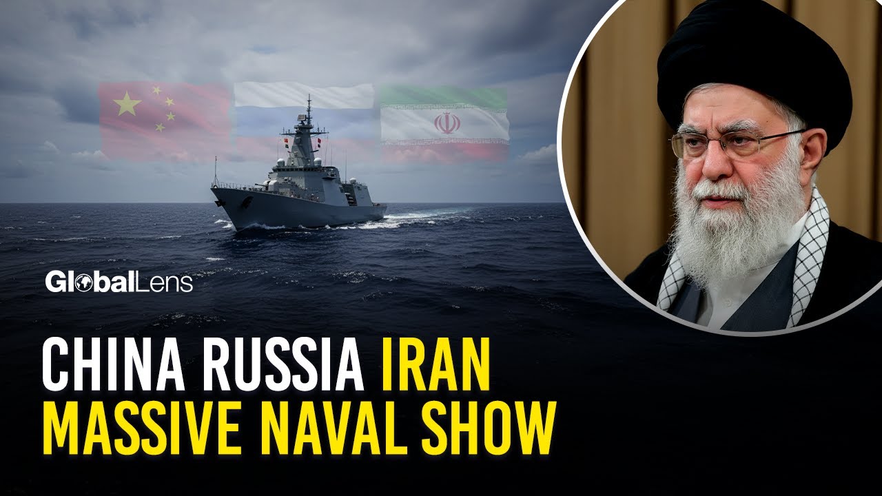 China Russia Iran Warships Drill Near Hormuz Alarms World Tensions