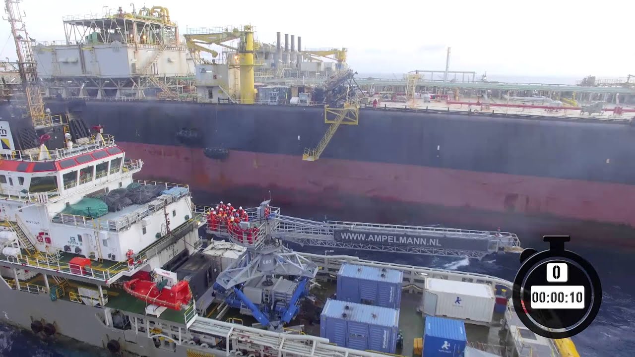 Safe transfer of personnel at sea