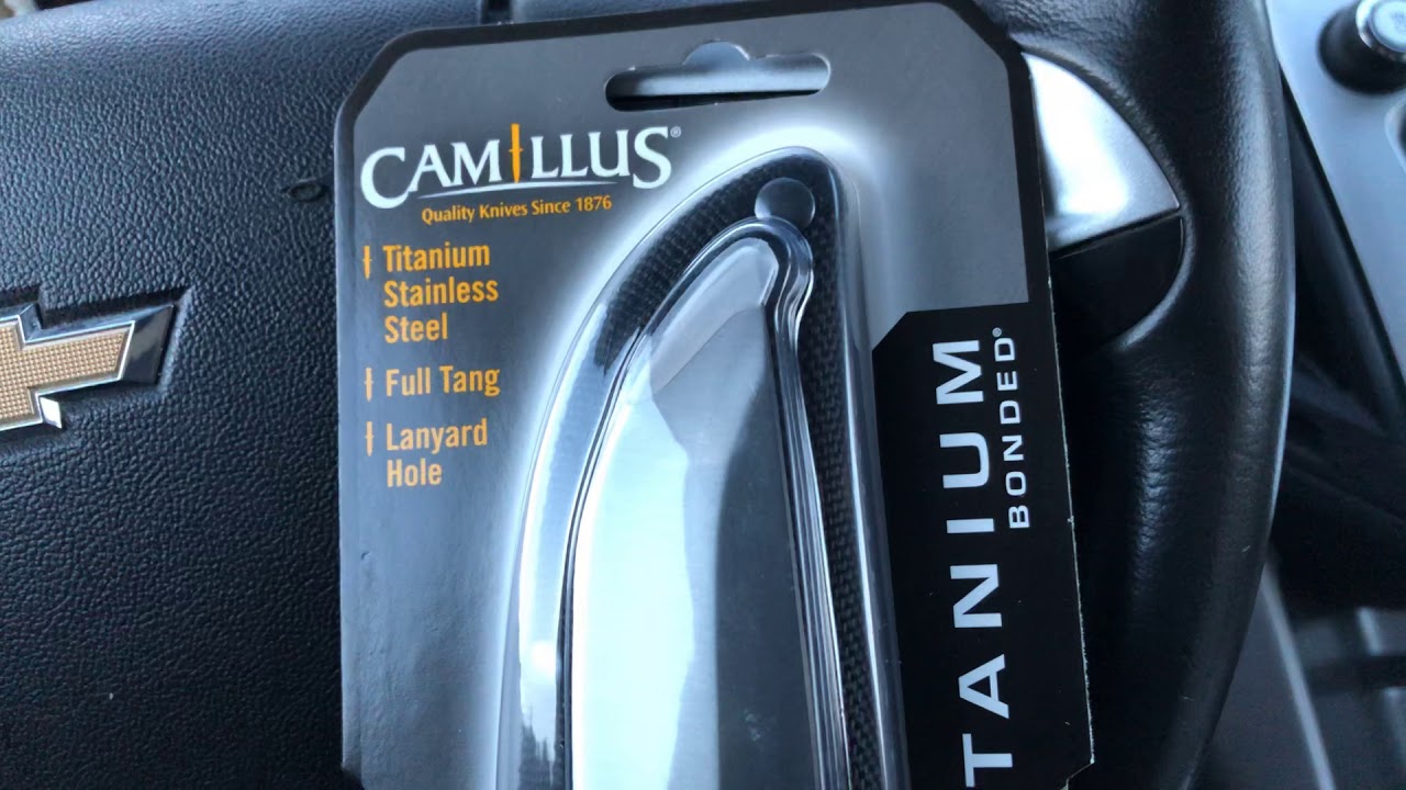 New Version Camillus Titanium Fixed Blade Knife (Never Seen Walmart Knife)