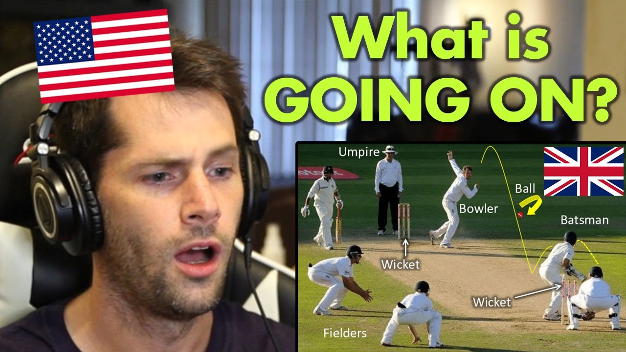 American Reacts to Cricket (Rules and Gameplay)