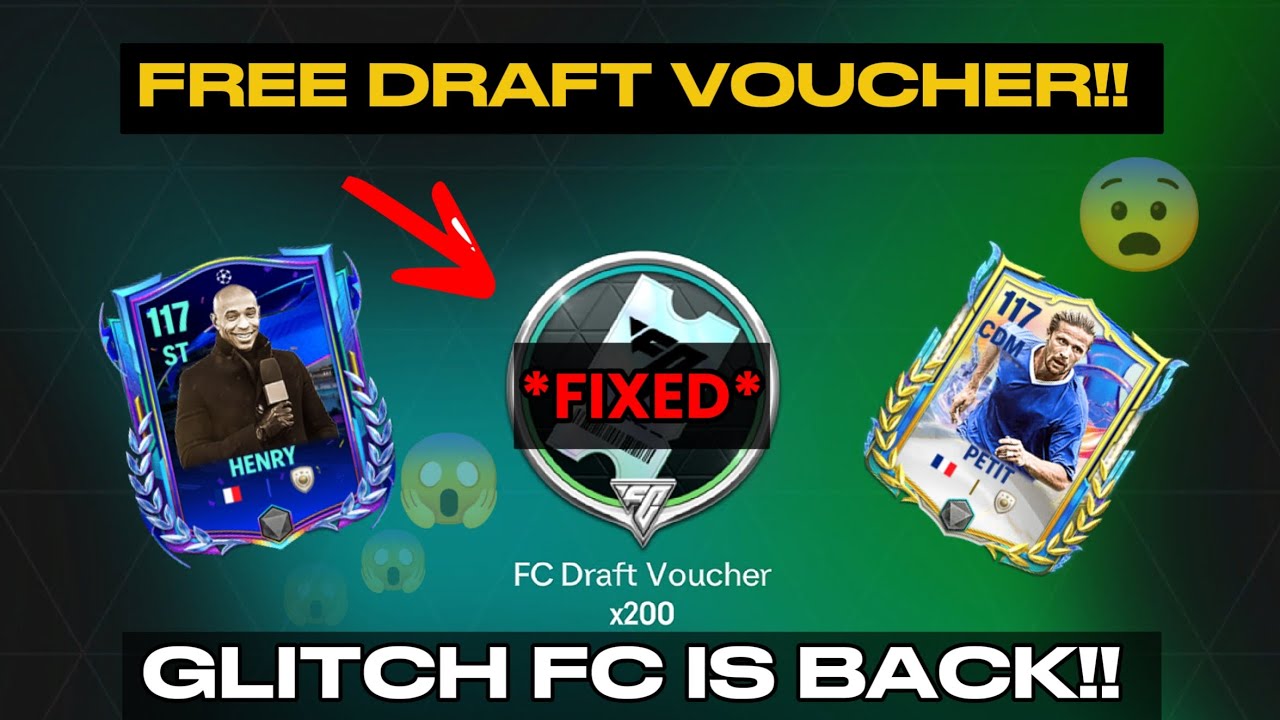 FREE 200 DRAFT VOUCHERS?! 😱 FC Draft Glitch is BACK&hellip; (FIXED) | FC Mobile 