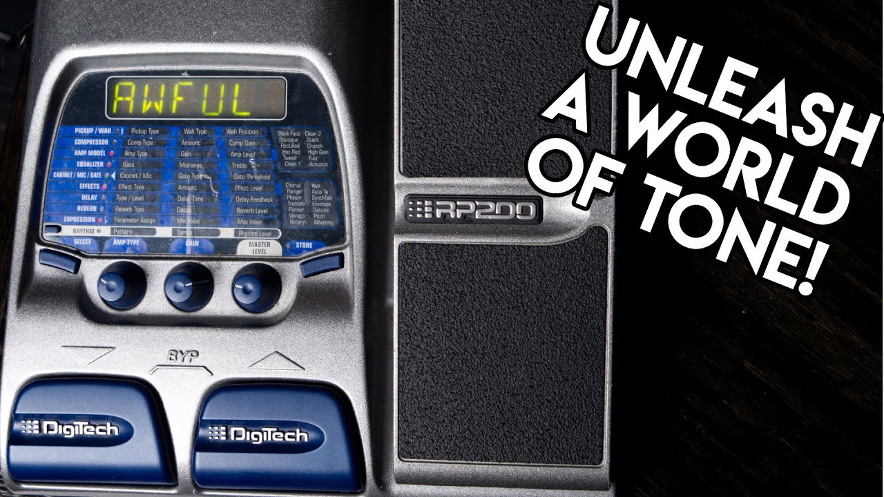 Fearless Gear Review:   DIgitech RP200