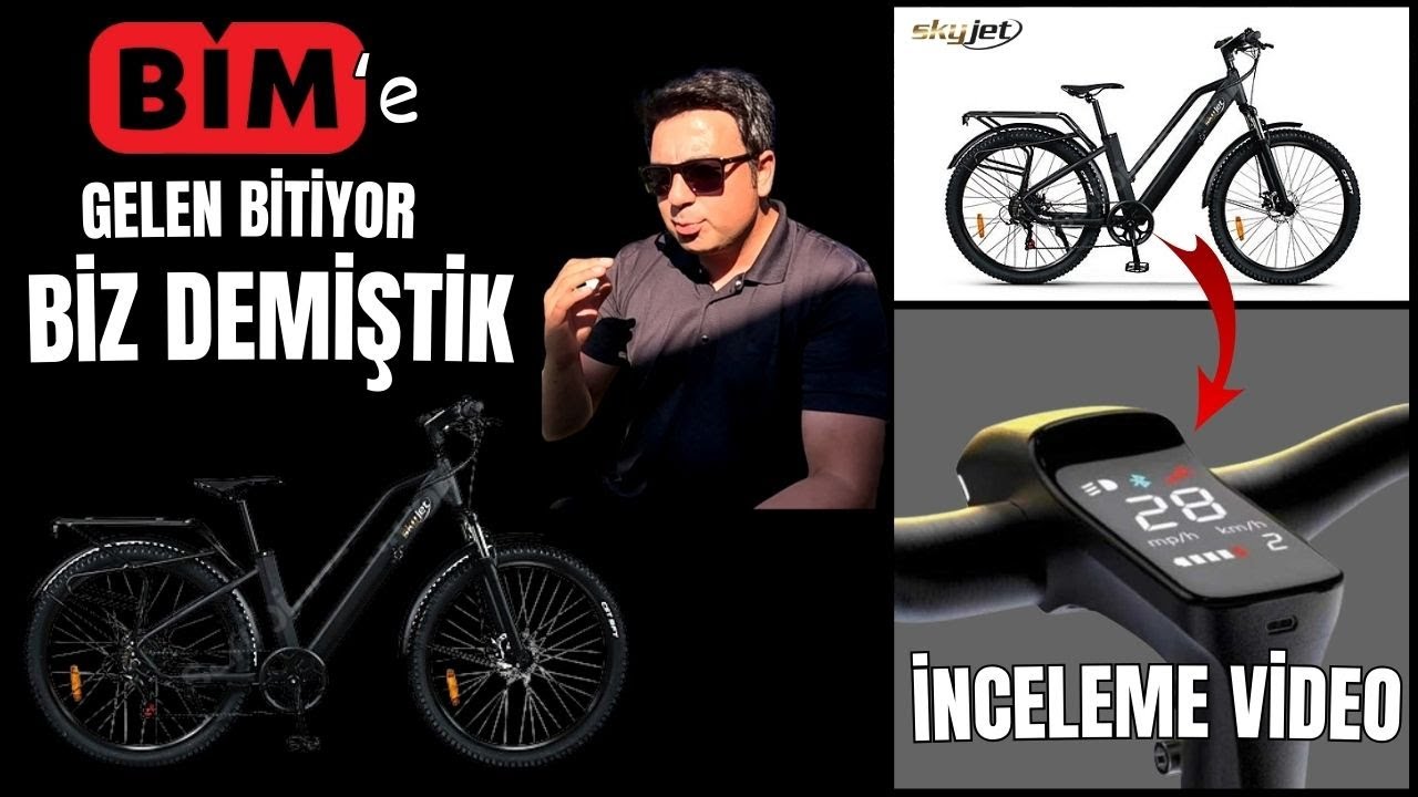 Bim'e Gelen Skyjet 6A Elektrikli Bisiklet İnceleme / #bim #elektriklibisiklet #bilgibankası