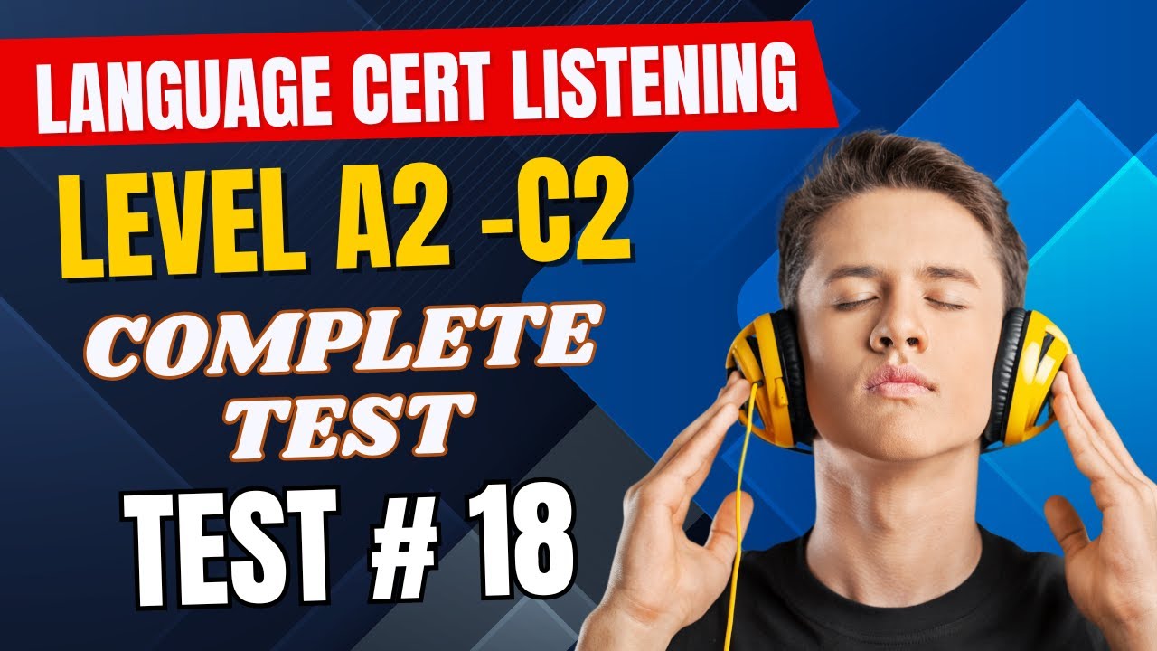 B2 Level Language Cert Listening Practice Test | SELT Listening | Practice Test 1