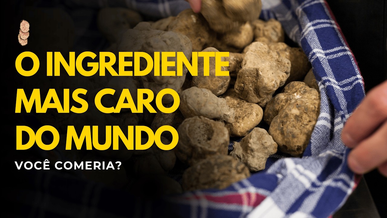 TRUFAS BRANCAS E NEGRAS - O ingrediente mais caro do mundo!!