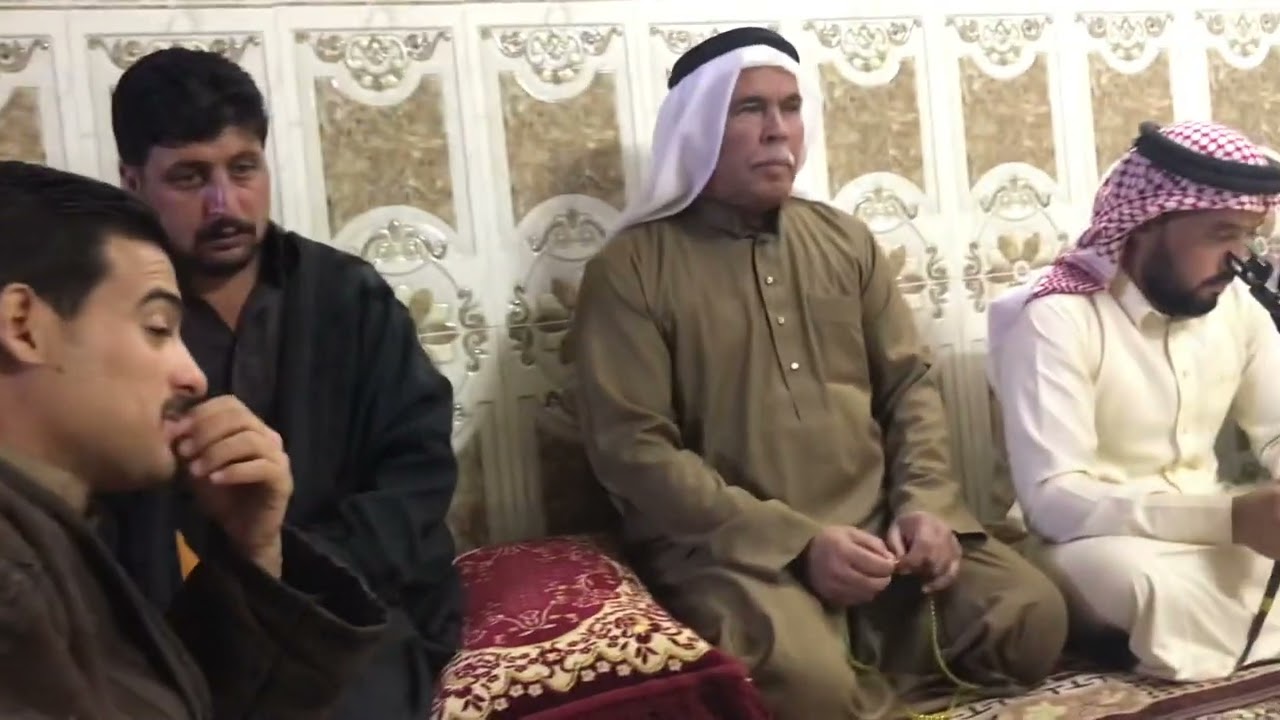 المداح السيد وقاص  في دار الشيخ محمود العجيل جديد
