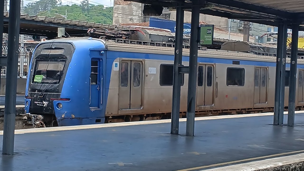 ​Supervia:Série 3000 (3066/3040) em Campo Grande (parador Central do Brasil).