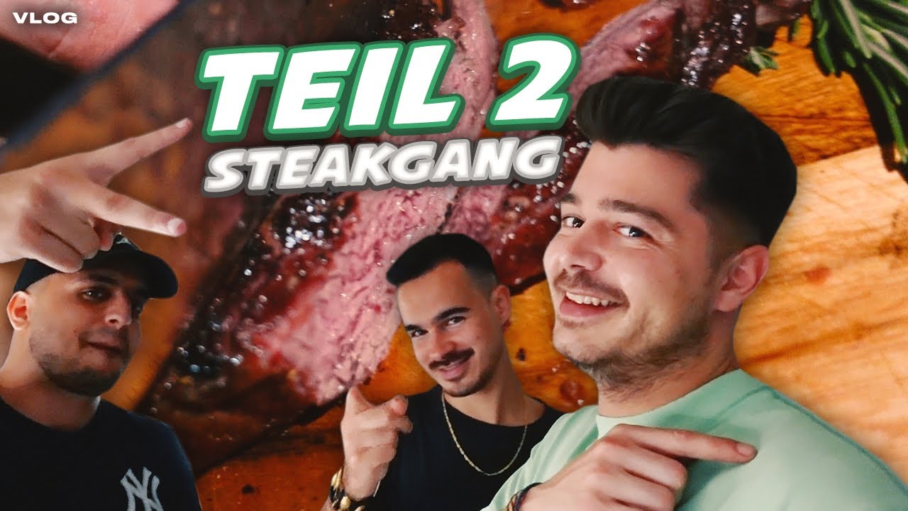 Lavastein Steak VS Tomahawk aus dem Beefer | Mit Erne und Massi | Steak Gang VLOG Teil2