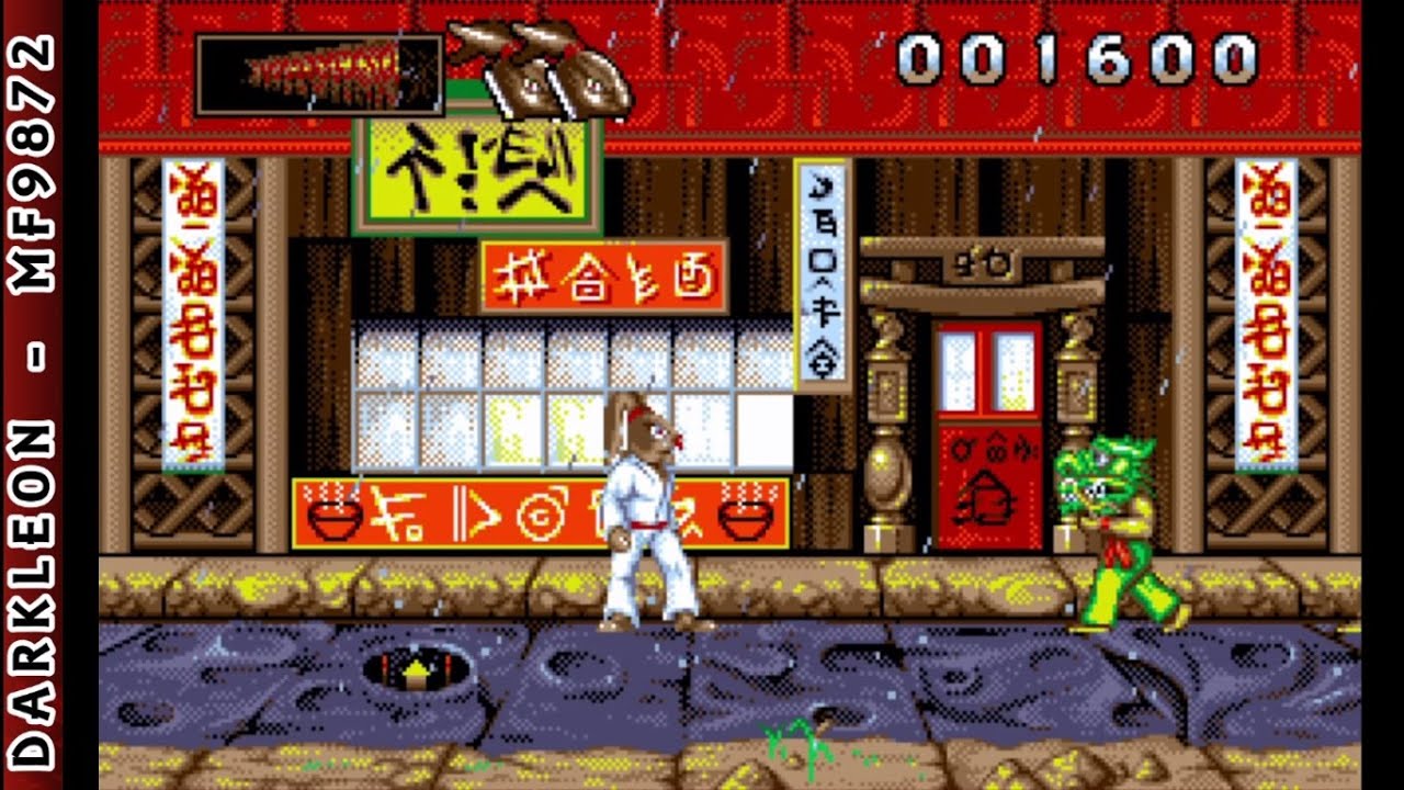 International Ninja Rabbits &copy; 1991 Microvalue - PC DOS - Gameplay