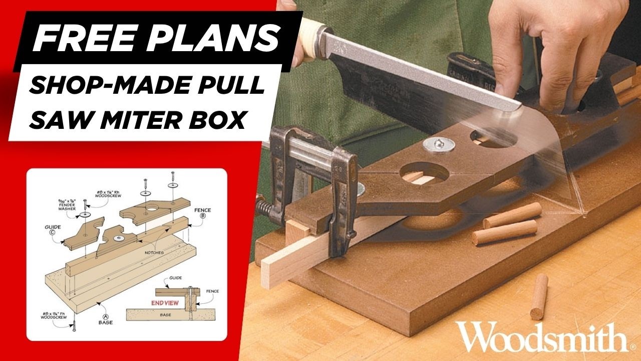 Cut Perfect Miters with a Shop-Built Miter Box!