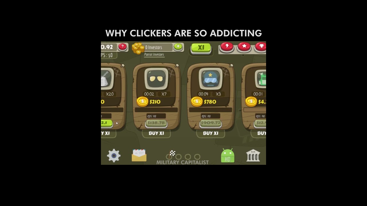 Why Clicker Games are so addicting