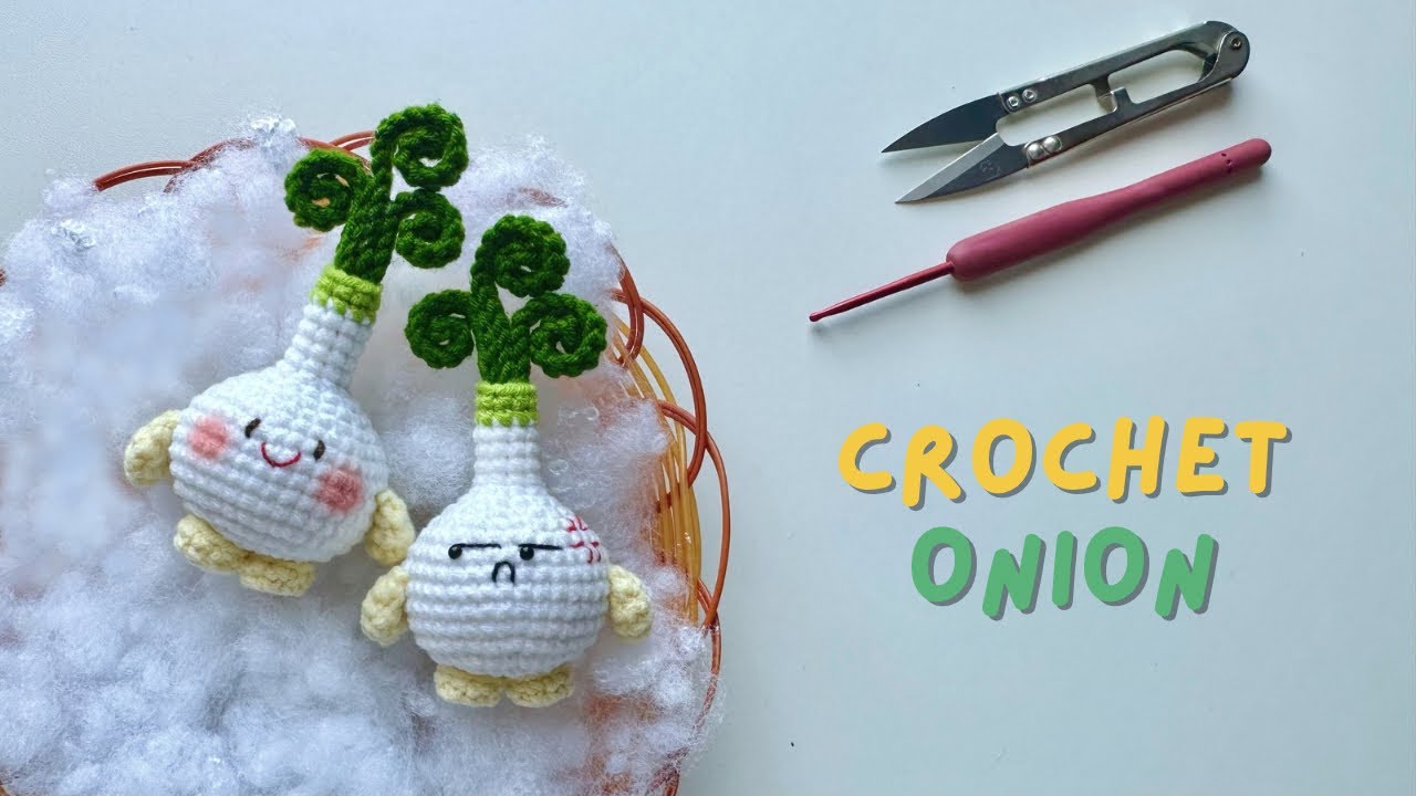 Crochet Onion 🧅🧅🧅 | Amigurumi - Crochet tutorial | Hướng dẫn móc củ hành bằng len