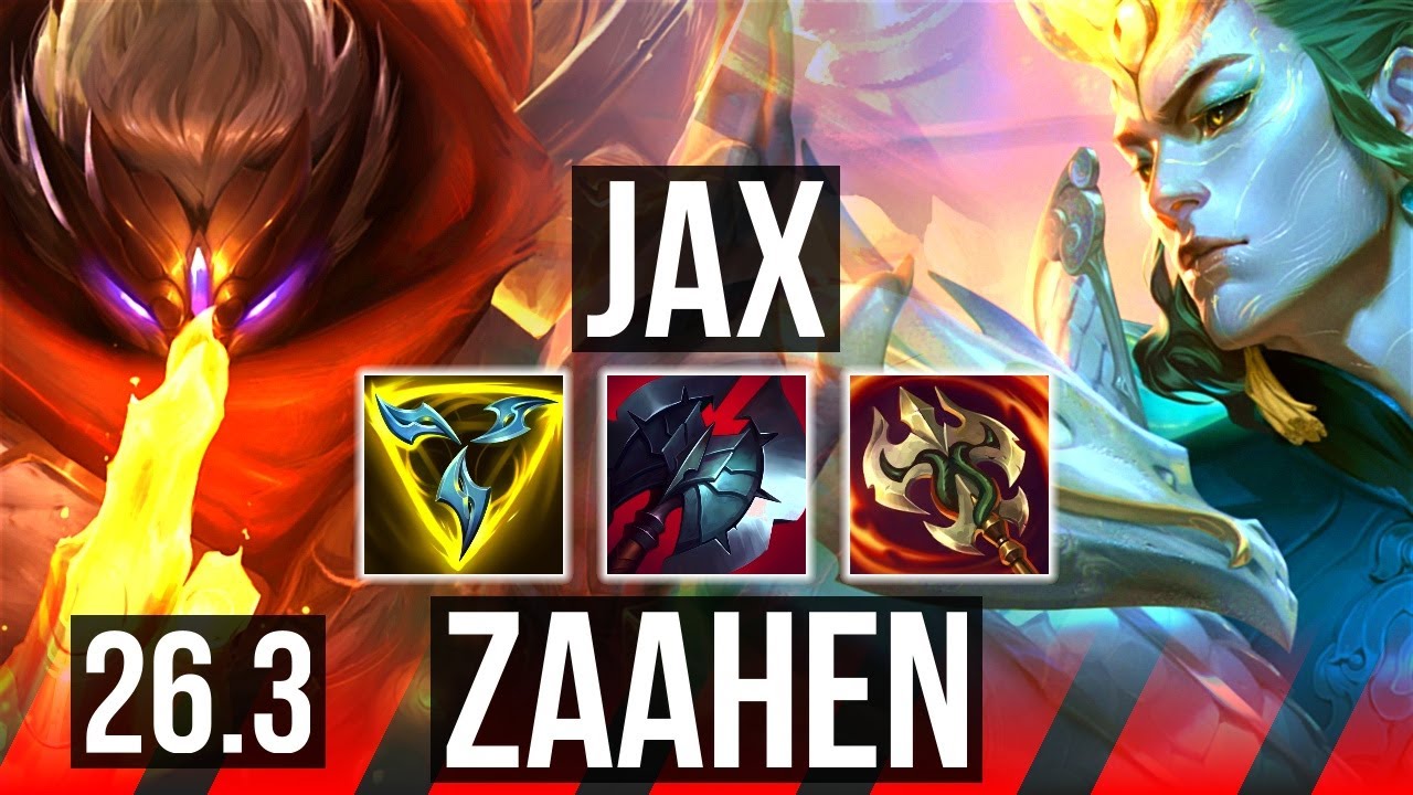 JAX vs ZAAHEN (TOP) | EUW Diamond | 26.3