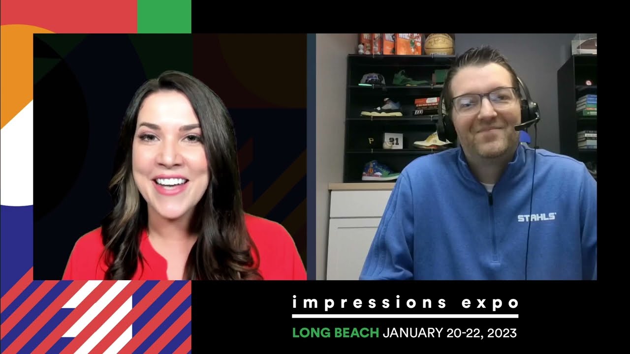 Josh Ellsworth of STAHLS talks about Impressions Expo 2023 in Long Beach
