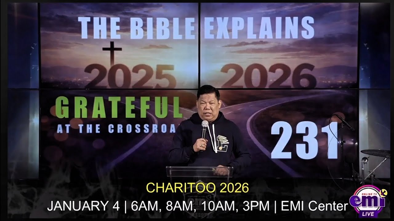 Grateful at the Crossroad: 2025 to 2026 | Bishop Emi Domingo Preaching | Dec 28, 2025