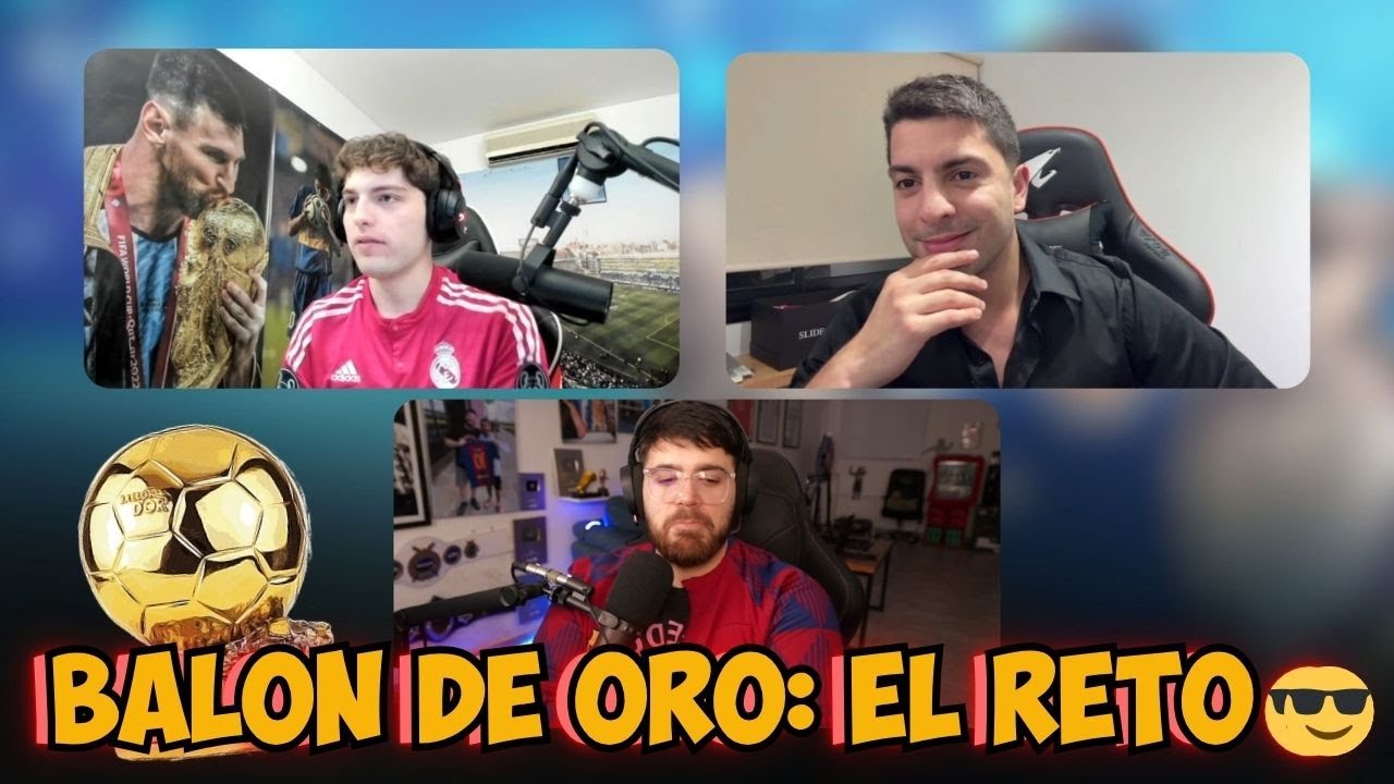🔥 SOLO 1 PALABRA para los NOMINADOS al #bal&oacute;ndeoro 😱⚽  #gastonedul vs #davo vs #lacobra🔥#futbol