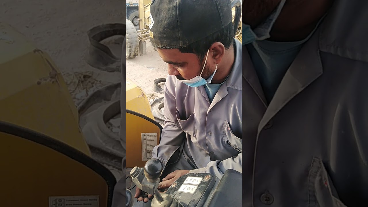 Test drive 80z5 loader. Convertion gear selector transmission.