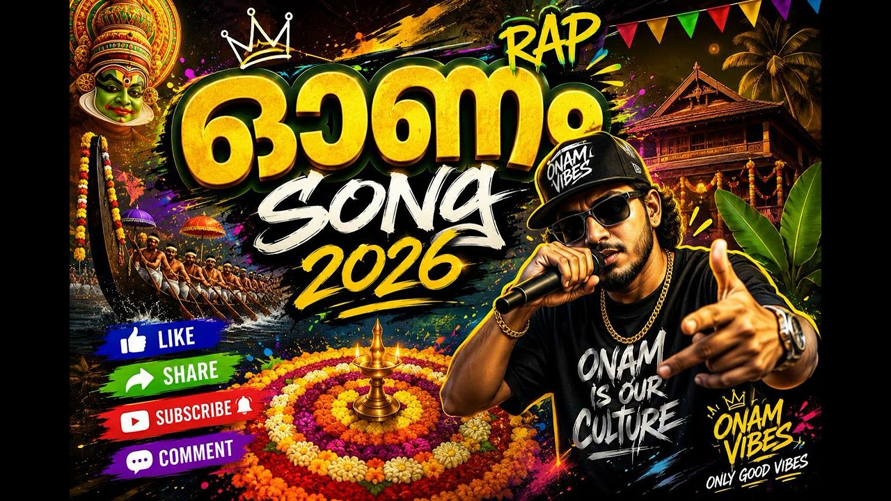 Onam Rap Song | Onam song 2026 |  Chingamasam song | New Malayalam Rap Song